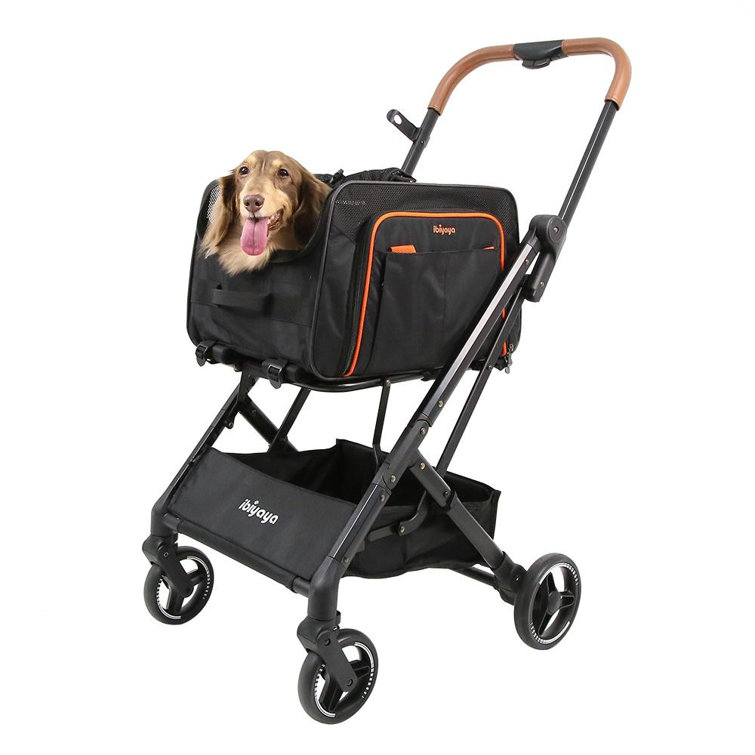 Baby stroller with pet hot sale carrier